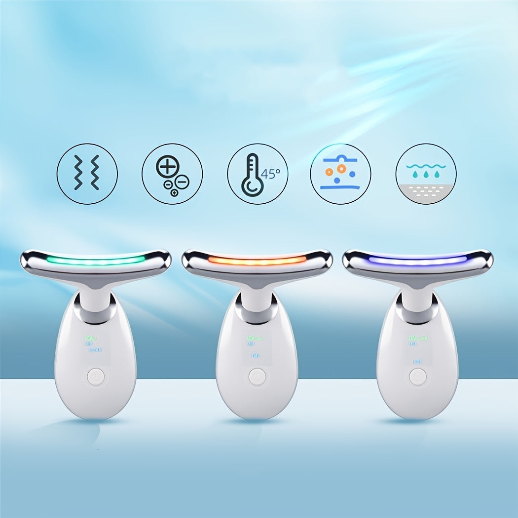 Rechargeable LED Facial &amp; Neck Massager