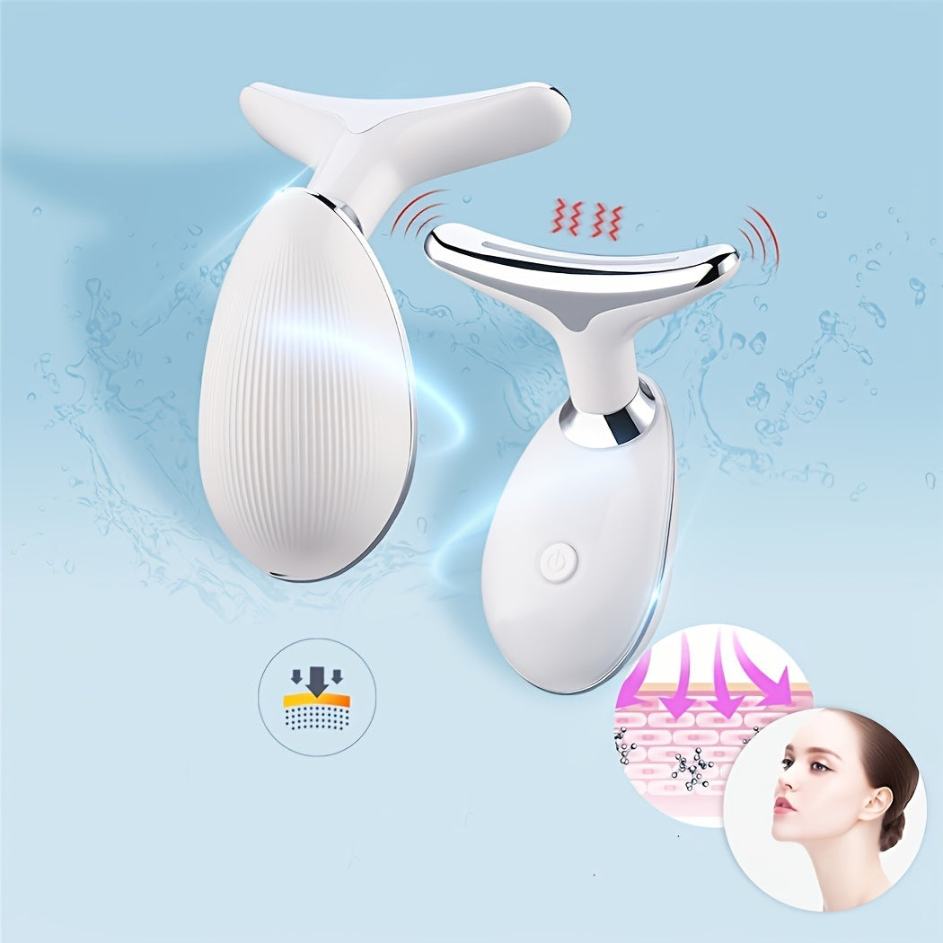 Rechargeable LED Facial &amp; Neck Massager