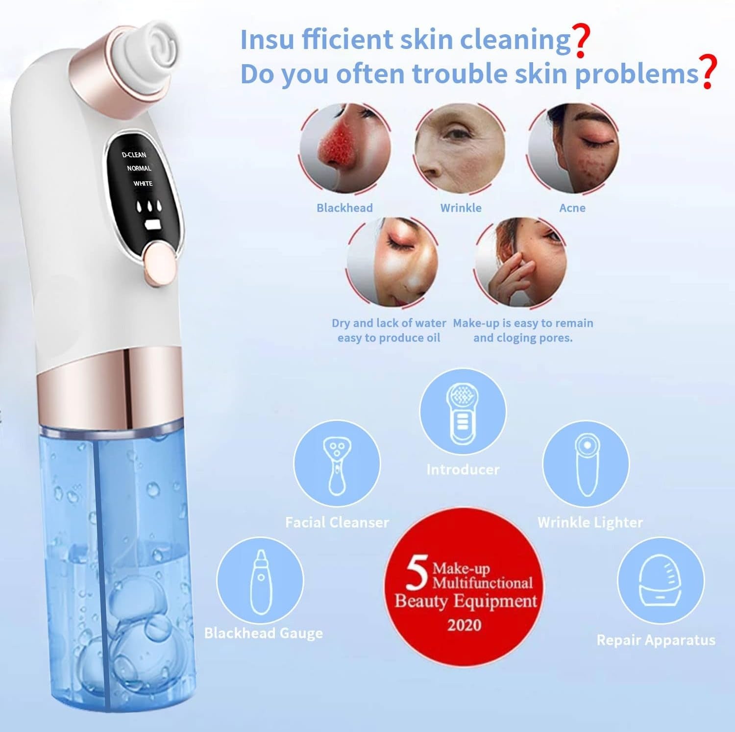 Electric Deep Cleansing Blackhead Remover